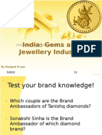 An Analysis of The Gems & Jewellery Industry in India