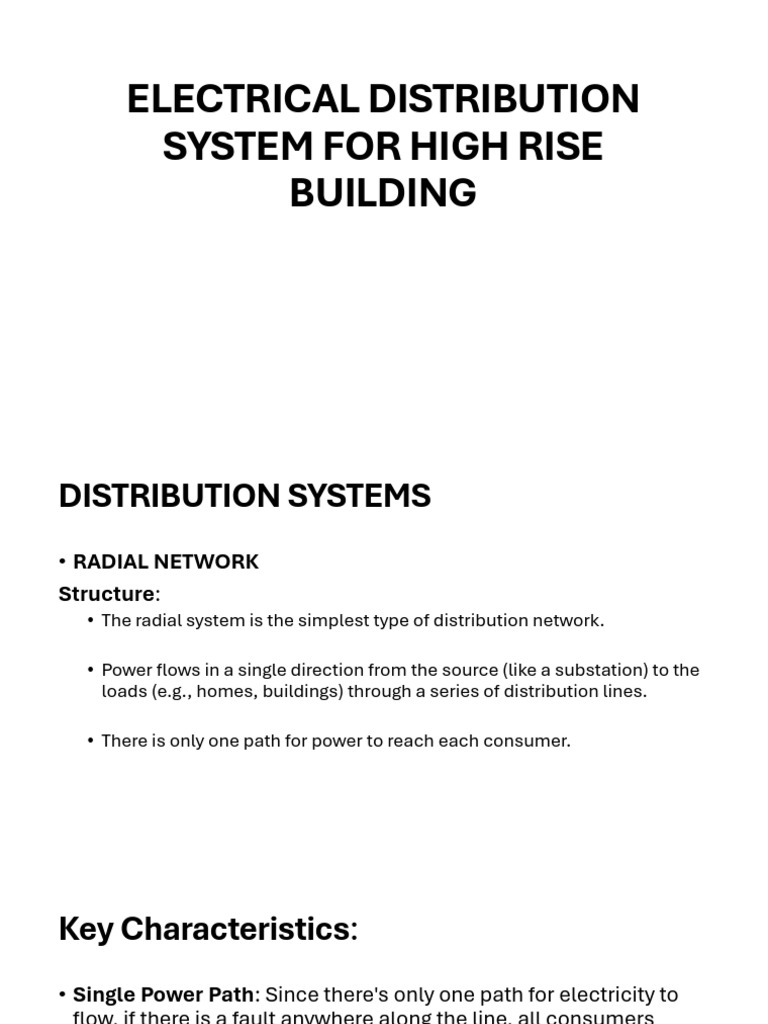 Electrical Distribution for High-Rises | PDF | Transformer | Electric ...