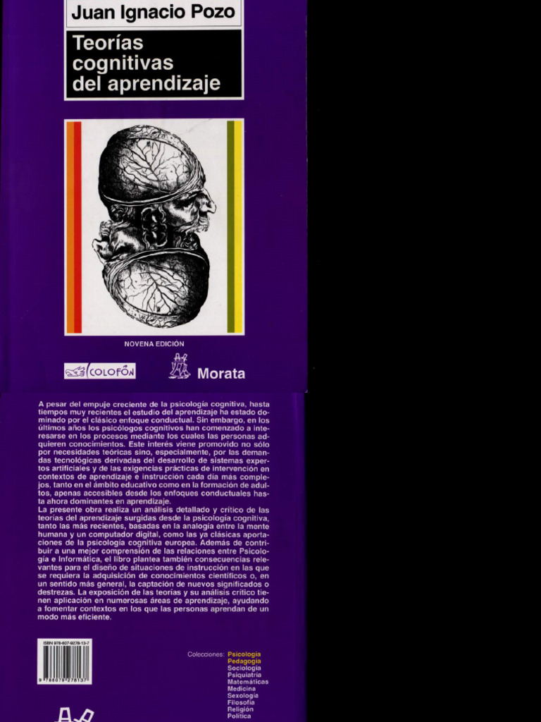 03 2006 Pozo Teorias Cognitivas Del Aprendizaje Caps 1-2-3 | PDF