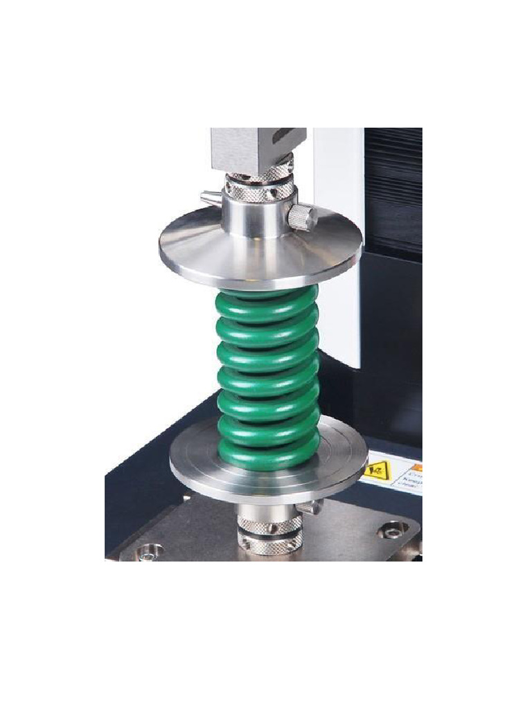 Helical Spring Load-Deflection Test | PDF | Helix | Bending