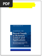 (Ebook) Recent Trends in Materials Science and Applications