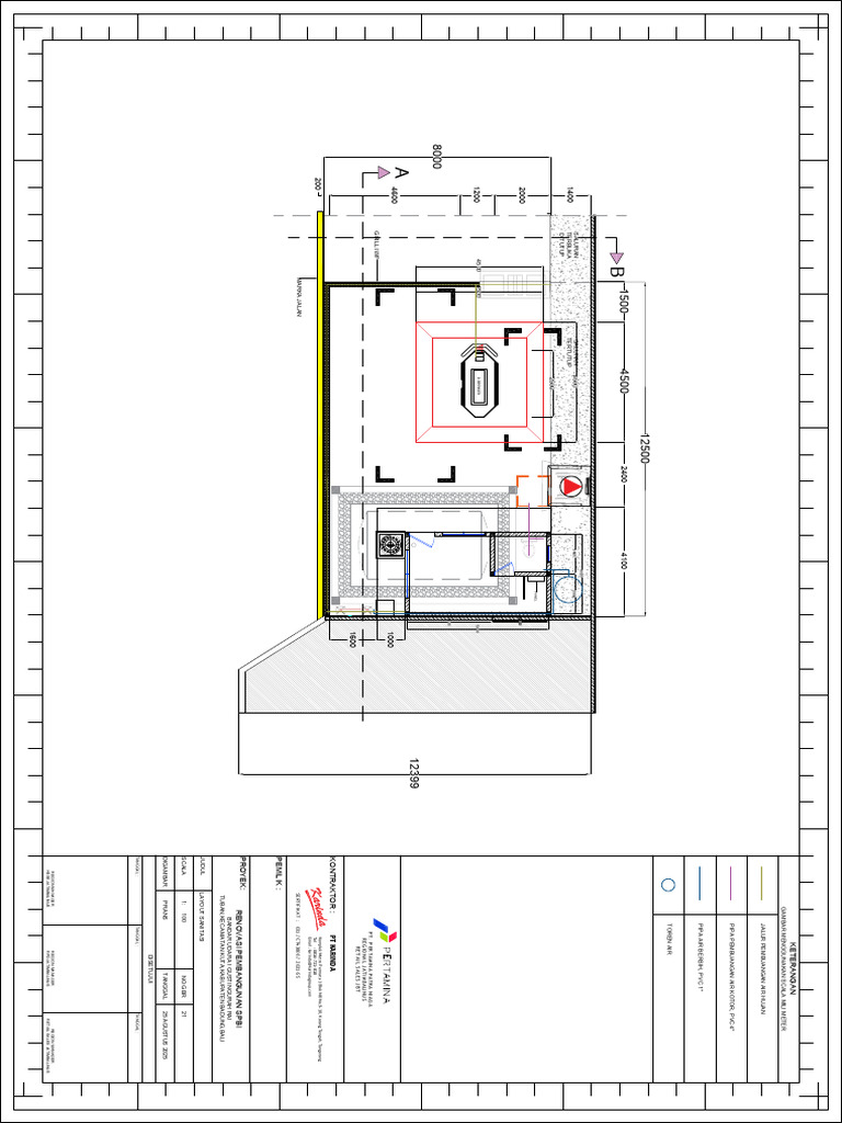 Layout Renovasi SPBI Bandara Bali | PDF