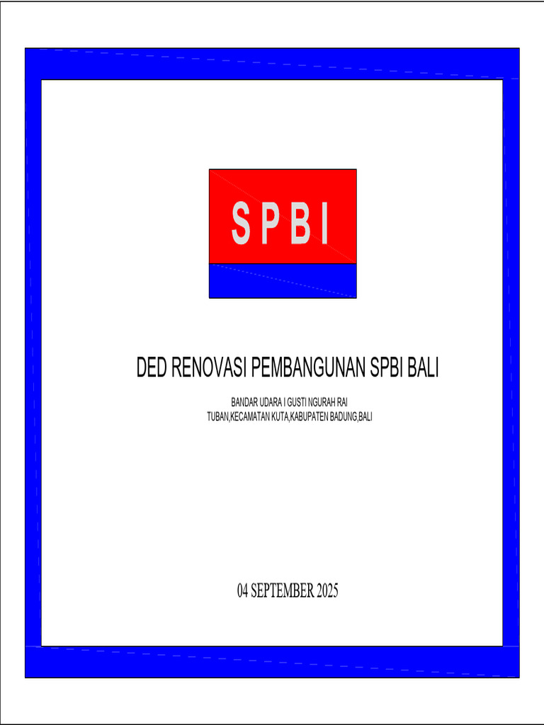 Renovasi SPBI Bandara Ngurah Rai | PDF
