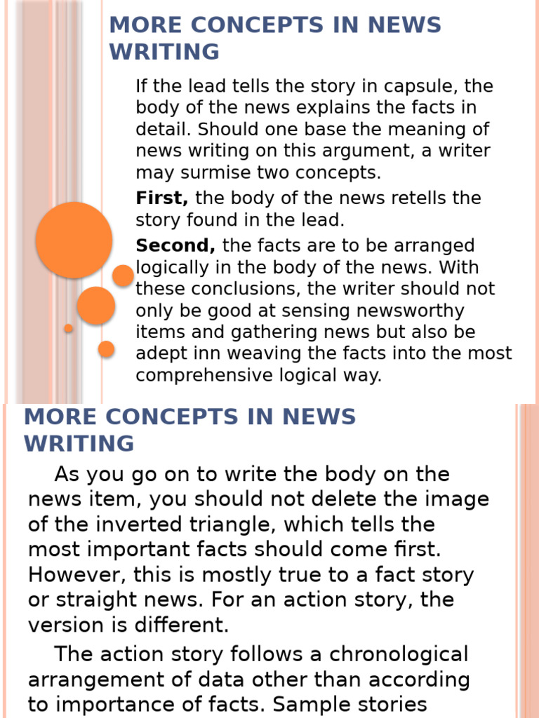 News Writing Essentials and Techniques | PDF | Comma | Verb