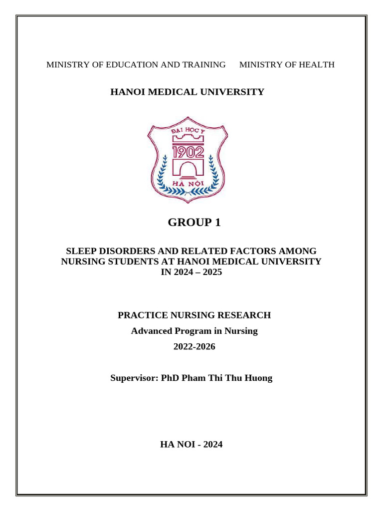 GROUP 1 Sleep Disorders 03102024 | PDF | Sleep | Mental Disorder