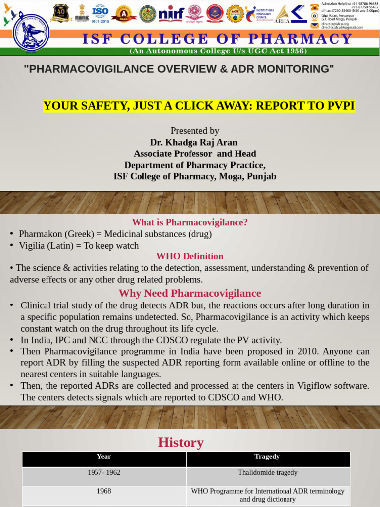 Pharmacovigilance and ADR Reporting | PDF | Pharmacovigilance | Pharmacy