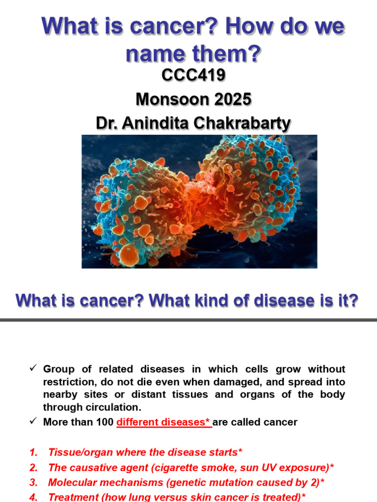 Understanding Cancer Types and Spread | PDF | Cancer | Lung Cancer