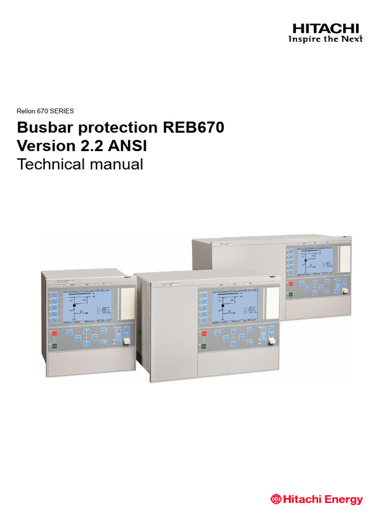 Relion 670 Busbar Protection Manual | PDF | Electromagnetic ...
