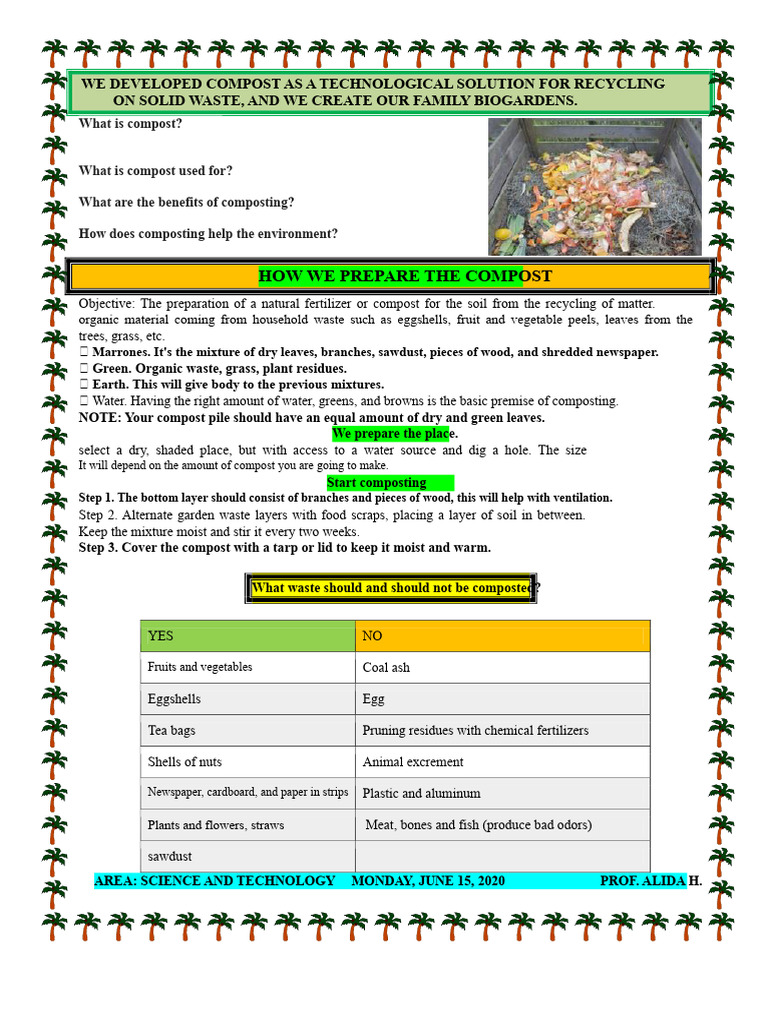 Composting Guide for Home Gardens | PDF
