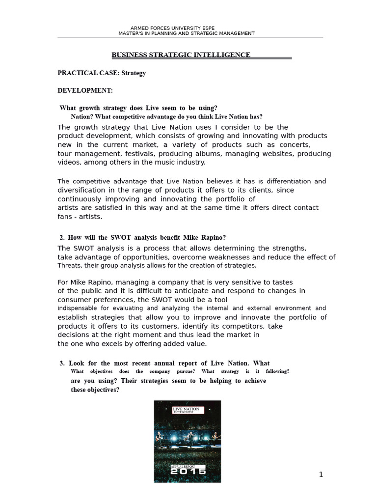 Case 2 Complete Strategy | PDF | Strategic Management | Swot Analysis