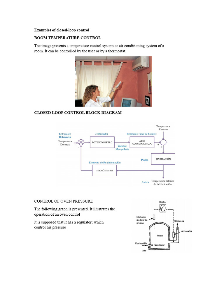 Closed-Loop Control System Examples | PDF