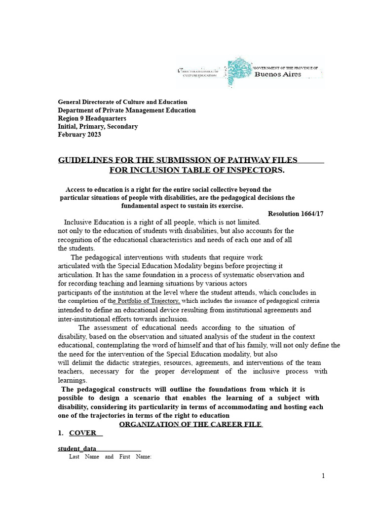 Guidelines for Inclusive Education Files | PDF | Pedagogy | Curriculum