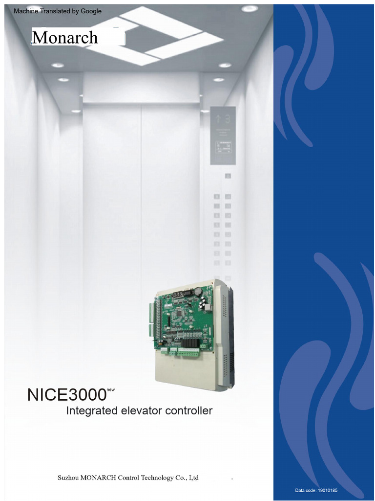 NICE3000new Elevator Controller Manual | PDF | Elevator | Power Supply