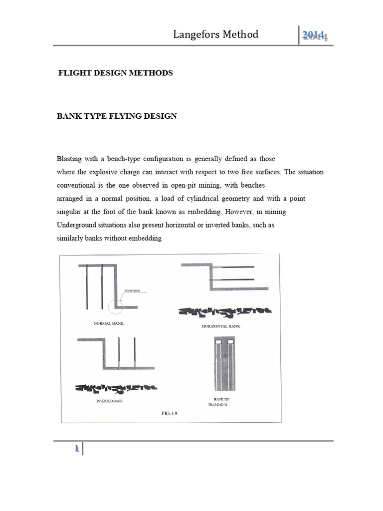 Langefors Method for Blasting Design | PDF | Methodology