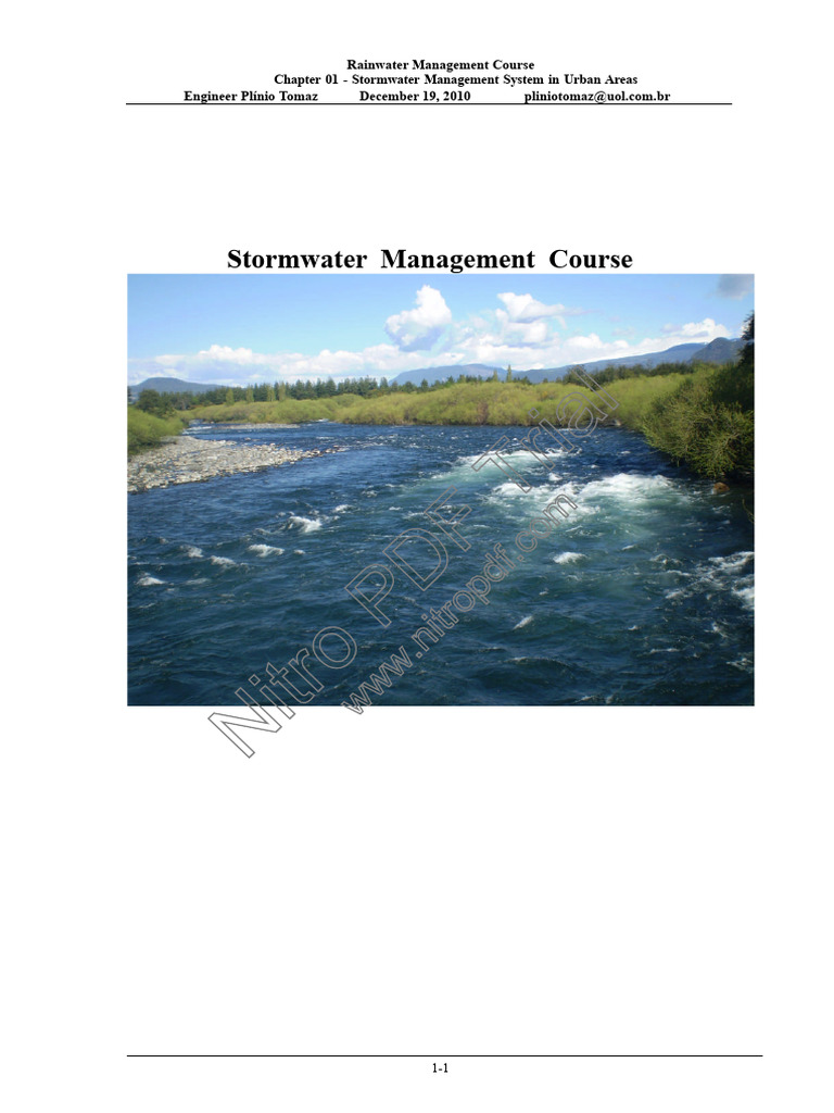 Urban Stormwater Management Guide | PDF | Stormwater | Soil
