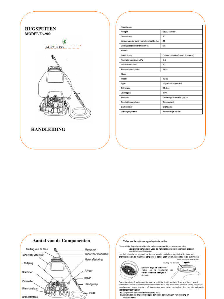 Handleiding Fa 900 | PDF