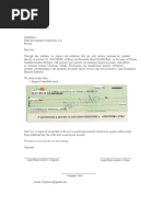 Sample Cancelled Check Report | PDF