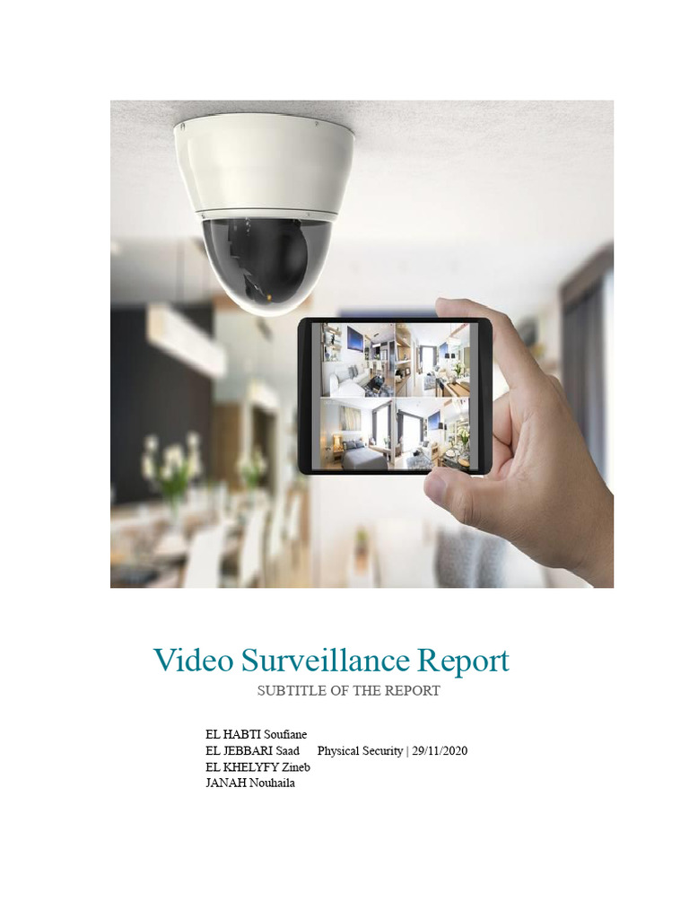 Casablanca Video Surveillance System Report | PDF | Closed Circuit ...