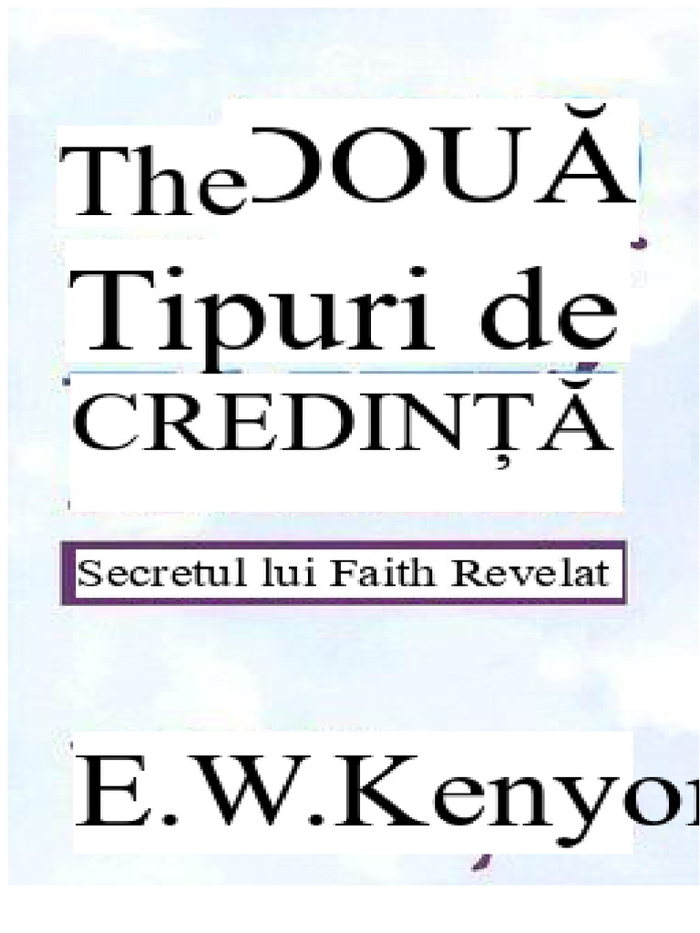 2 Tipuri de Credință | PDF
