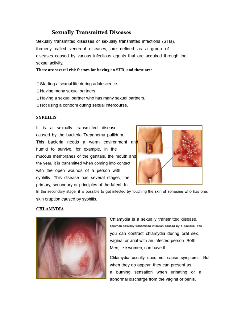 Understanding Sexually Transmitted Diseases | PDF | Sexually ...