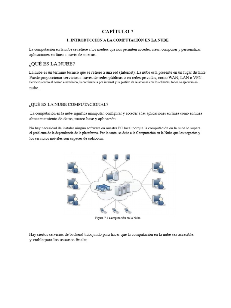 Introducción a la Computación en la Nube | PDF | Computación en la nube ...