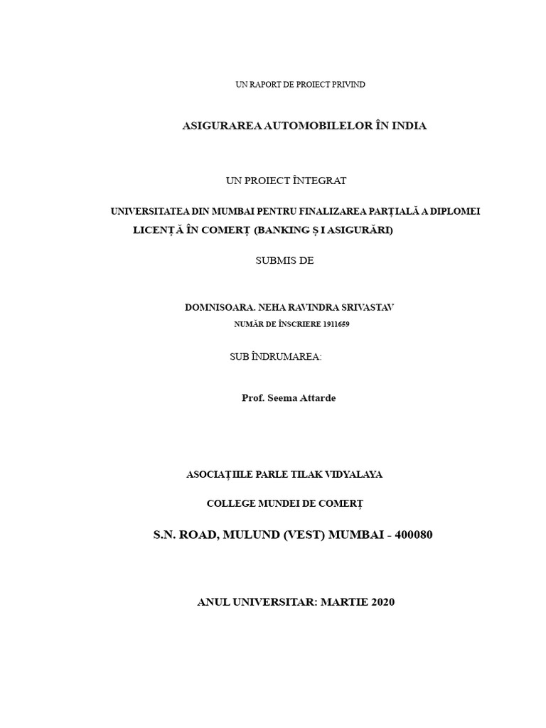 Proiect Final PDF | PDF