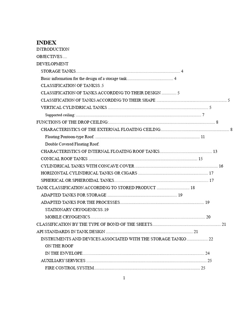 Storage Tank Design and Classification Guide | PDF | Drop (Liquid ...