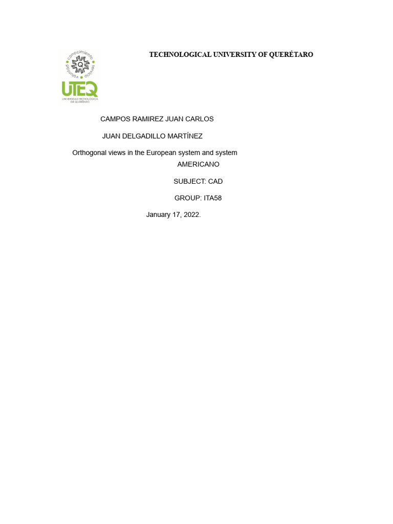 European vs American Projection Methods | PDF | Classical Geometry ...