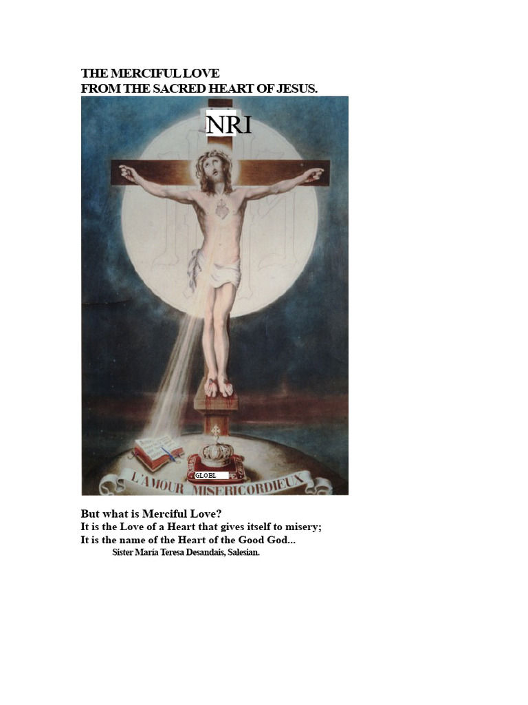 The Merciful Love of The Sacred Heart of Jesus | PDF | Mary, Mother Of ...