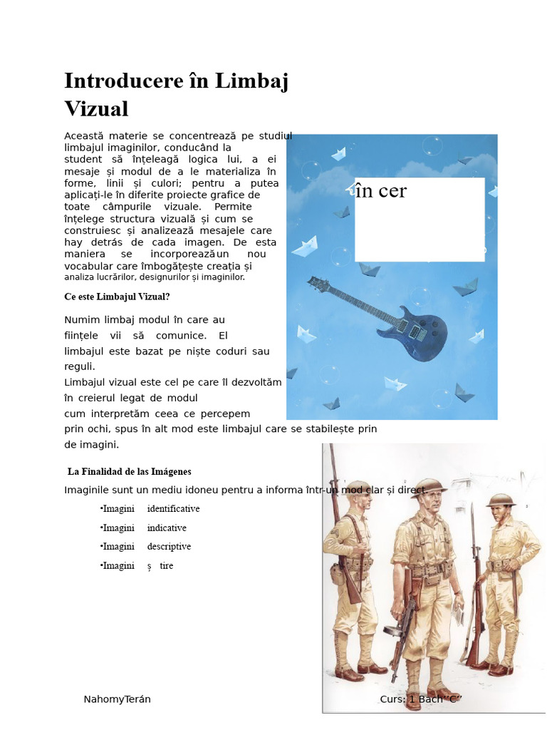 Introducere În Limbajul Vizual | PDF