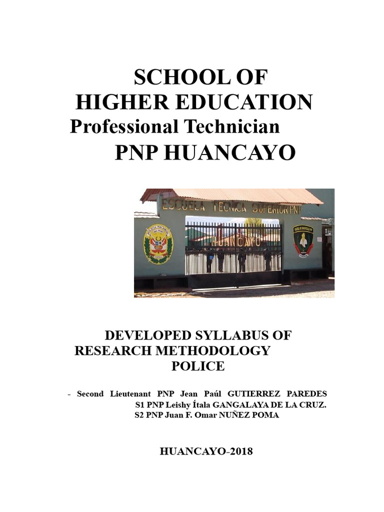 Research Methodology for Police Investigations | PDF | Methodology ...