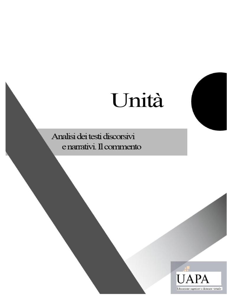 Analisi Dei Testi Discorsivi | PDF