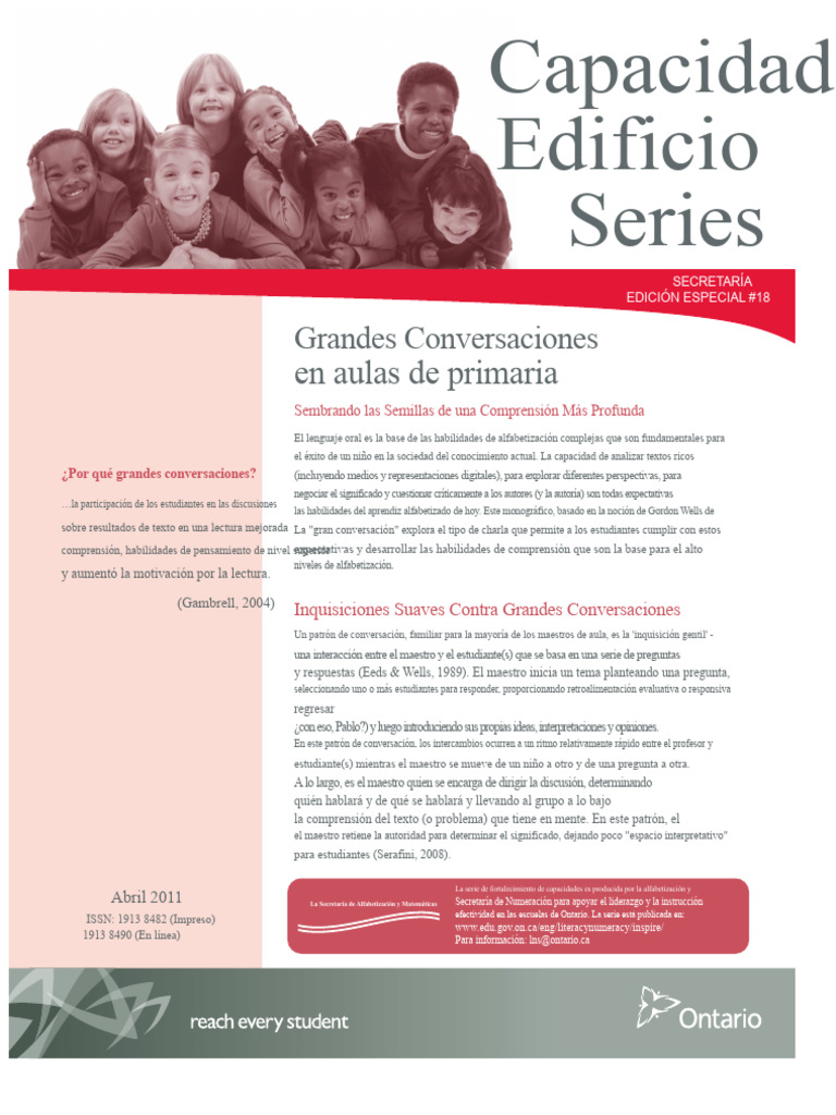 CBS Grand Conversations PDF | PDF | Pensamiento | Literatura