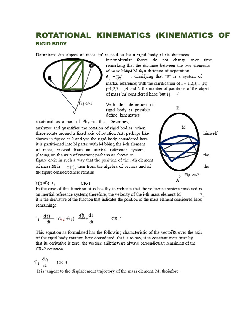Understanding Rotational Kinematics | PDF | Rotation Around A Fixed ...