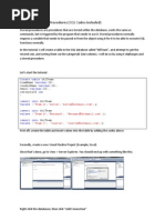 Tutorial On Stored Procedures (For Use in VB)