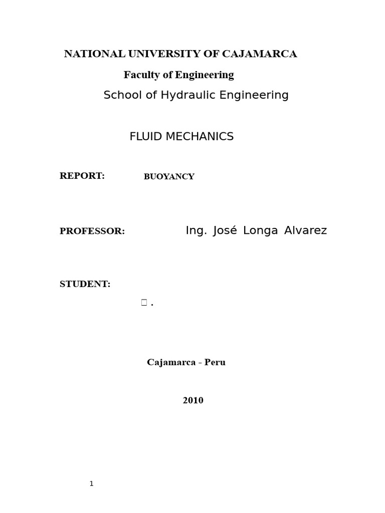 Report Floatability | PDF | Buoyancy | Force
