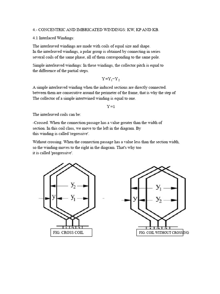 Concentric and Interleaved Windings EDWIN | PDF | Electrical ...