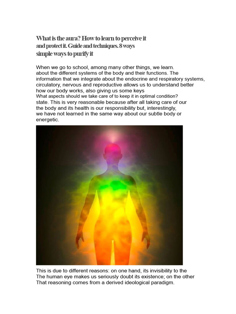 575857333-What Is The Aura | PDF | Aura (Paranormal) | Chakra