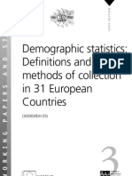 Demographic Statistics