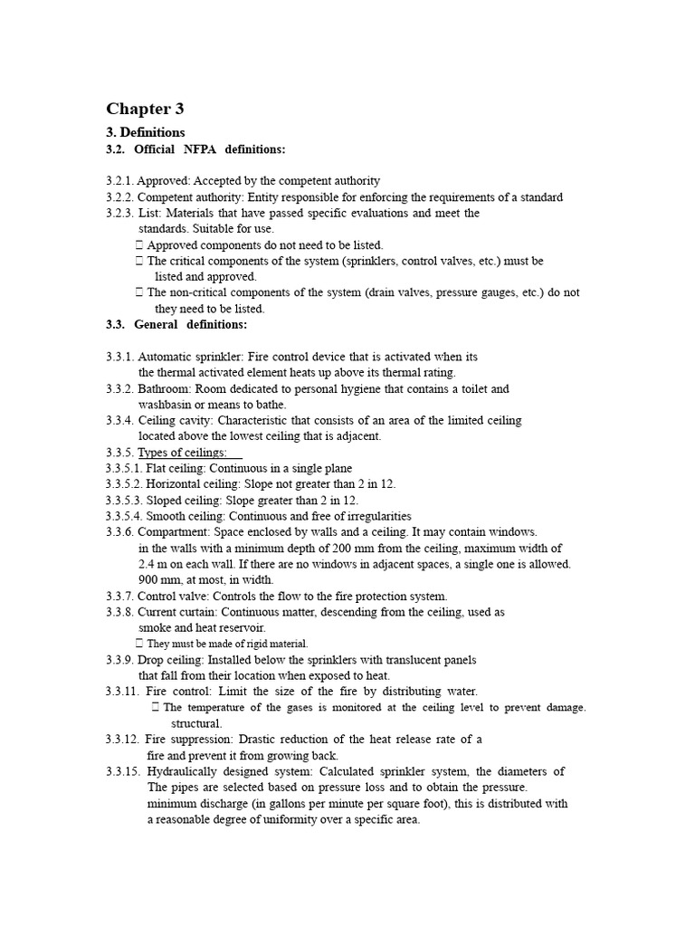 NFPA 13: Key Definitions and Systems | PDF | Pipe (Fluid Conveyance ...