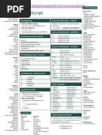 Javascript Cheat Sheet