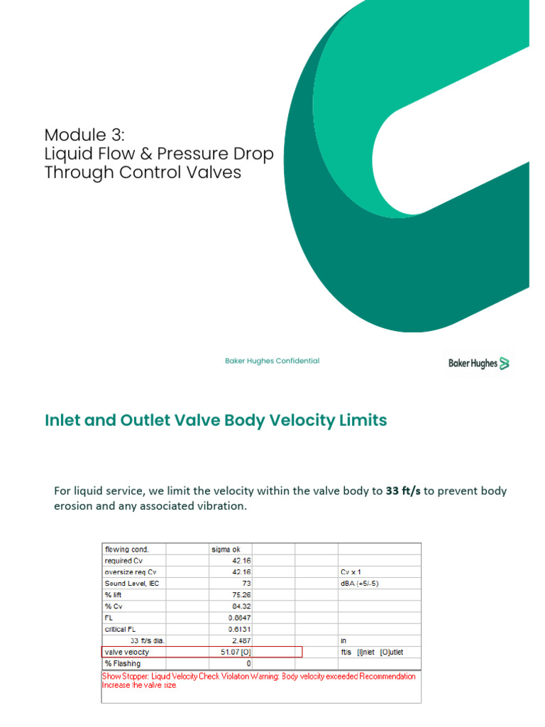Control Valves: Liquid Flow & Cavitation | PDF | Valve | Pressure