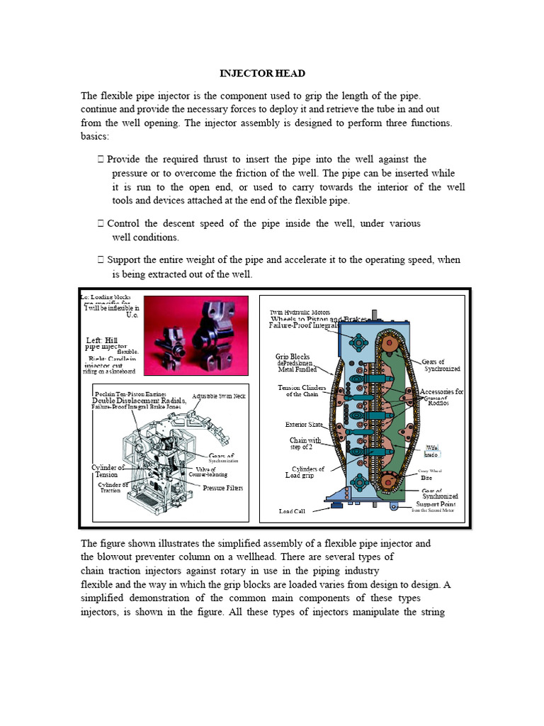 Flexible Pipe Injector Assembly Overview | PDF | Pipe (Fluid Conveyance ...