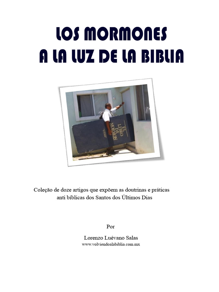 Doutrinas Mórmons à Luz da Bíblia | PDF | A Igreja de Jesus Cristo dos ...