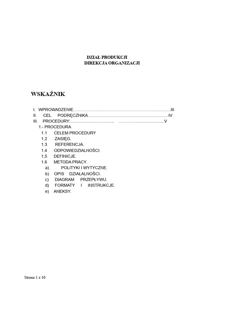 Podręcznik Procedur Produkcji Mleka-1 | PDF