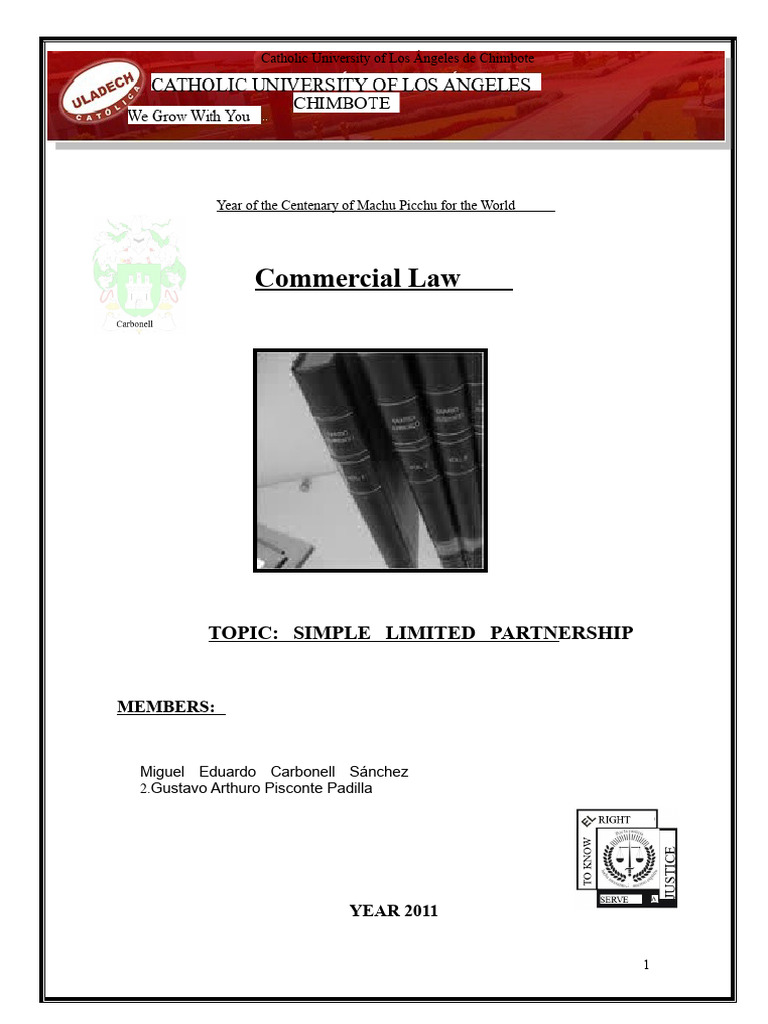 Understanding Simple Limited Partnerships | PDF | Limited Partnership ...