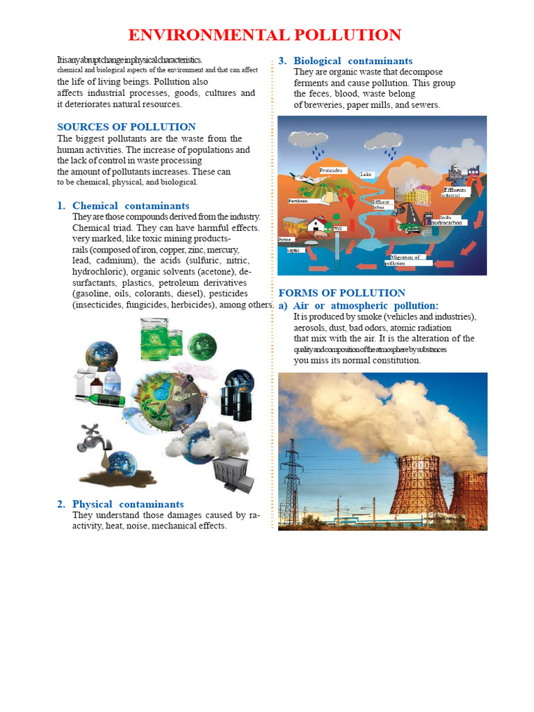 Environmental Pollution PDF | PDF | Pollution | Waste