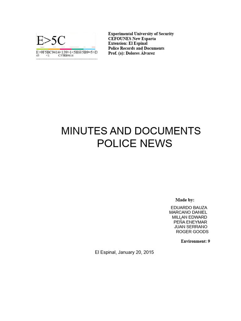 Guidelines for Writing Police Reports | PDF | Arrest | Power Of Attorney