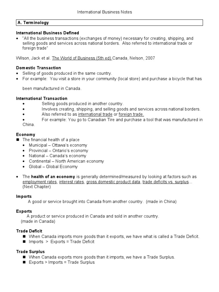 International Business Essentials | PDF | World Trade Organization ...