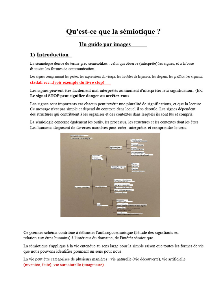 Introduction à la sémiotique | PDF | Sémiotique | Vie